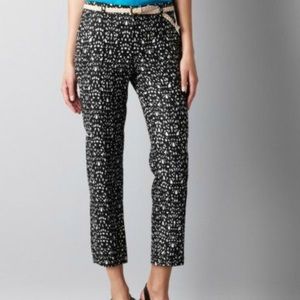 LOFT Linen Marisa Crop Pants
